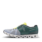 On Cloud 5 Olive Alloy Mens inside view - Hanig's Footwear