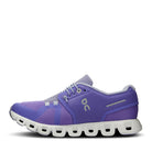 On Running Cloud 5 Blueberry Feather Womens inside view - Hanig's Footwear