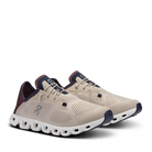 On Cloud 5 Coast Sand Mulberry Womens angle view - Hanig's Footwear