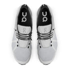 On Cloud 5 Waterproof Glacier White Mens top view - Hanig's Footwear
