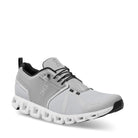 On Cloud 5 Waterproof Glacier White Mens angle view - Hanig's Footwear