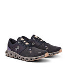On Cloud X 3 Iron Fade Womens angle view - Hanig's Footwear