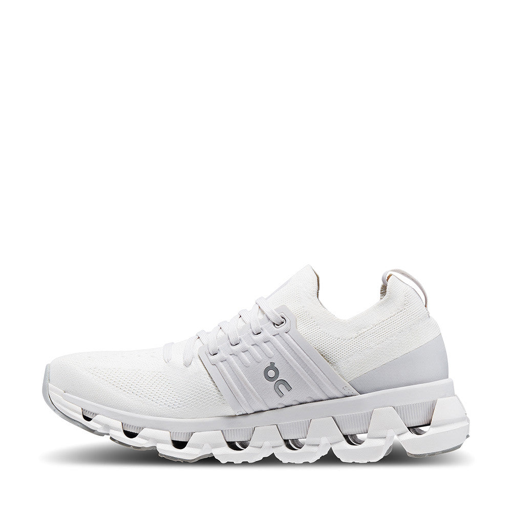 On Cloudswift White Frost Womens inside — Hanigs Footwear
