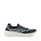 Psudo Court Womens Black White side view - Hanig's Footwear