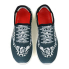 Psudo Court Womens Black White top view - Hanig's Footwear