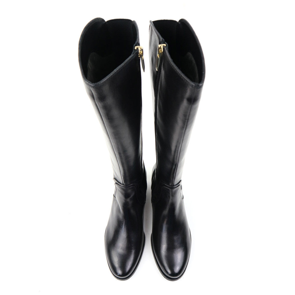 Regarde le Ciel Jolene-22 Black top view - Hanig's Footwear