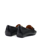 Robert Zur Perlata Blk/Luggage Combo heel view - Hanig's Footwear