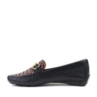 Robert Zur Perlata Blk/Luggage Combo inside view - Hanig's Footwear