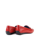 Robert Zur Petra French Red Glove heel view - Hanig's Footwear
