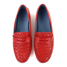 Robert Zur Petra French Red Glove top view - Hanig's Footwear