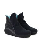 Thierry Rabotin Zaraonda 1411D Black Peach angle view - Hanig's Footwear