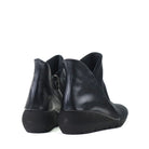 Thierry Rabotin Zaraonda 1411D Black Peach heel view - Hanig's Footwear