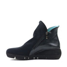 Thierry Rabotin Zaraonda 1411D Black Peach inside view - Hanig's Footwear