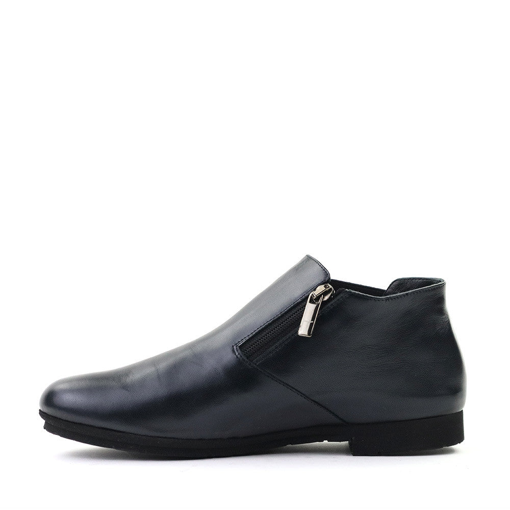 Thierry Rabotin Gymnasion 2432MD Black Taffetas inside view - Hanig's Footwear