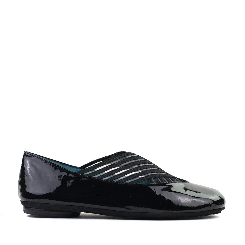 Thierry Rabotin Gragas 2438 Black Shine side view - Hanig's Footwear