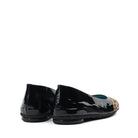 Thierry Rabotin 2460 Black shine heel view - Hanig's Footwear