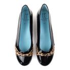 Thierry Rabotin 2460 Black shine top view - Hanig's Footwear