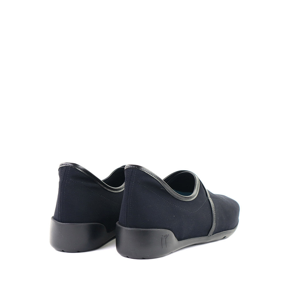 Thierry Rabotin Kepora 4905 Black Peach heel view - Hanig's Footwear