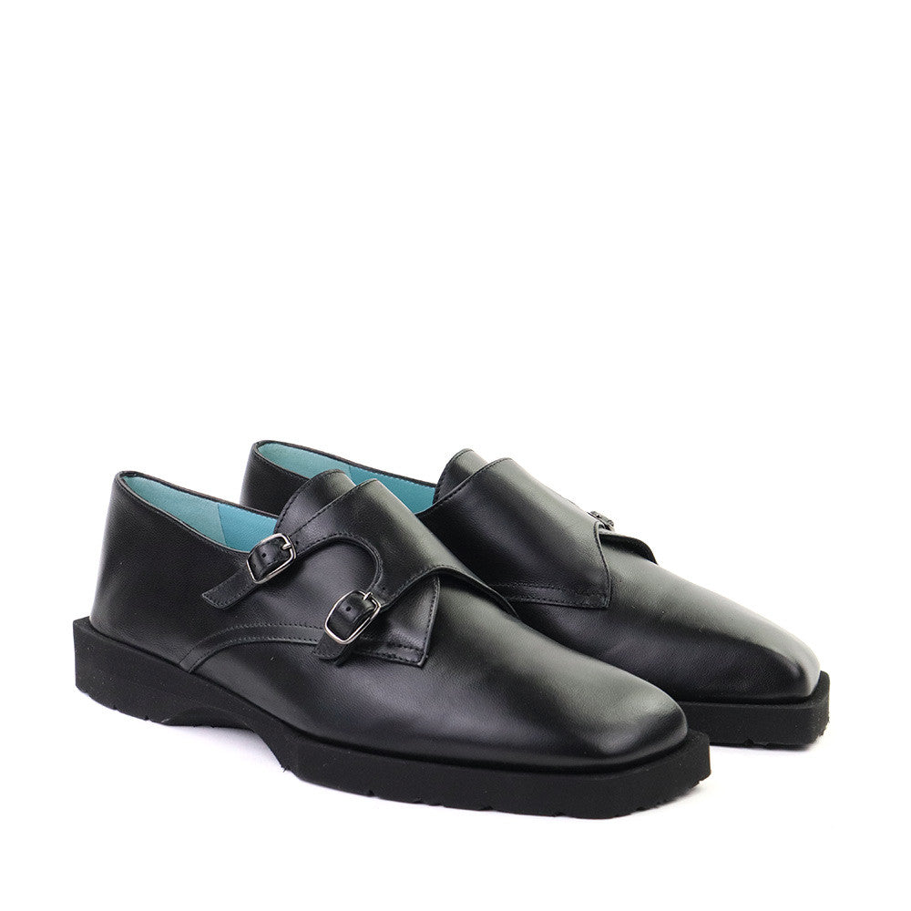 Thierry Rabotin Otis 5521 Black Nappa angle view - Hanig's Footwear