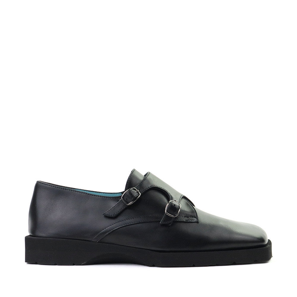 Thierry Rabotin Otis 5521 Black Nappa side view - Hanig's Footwear