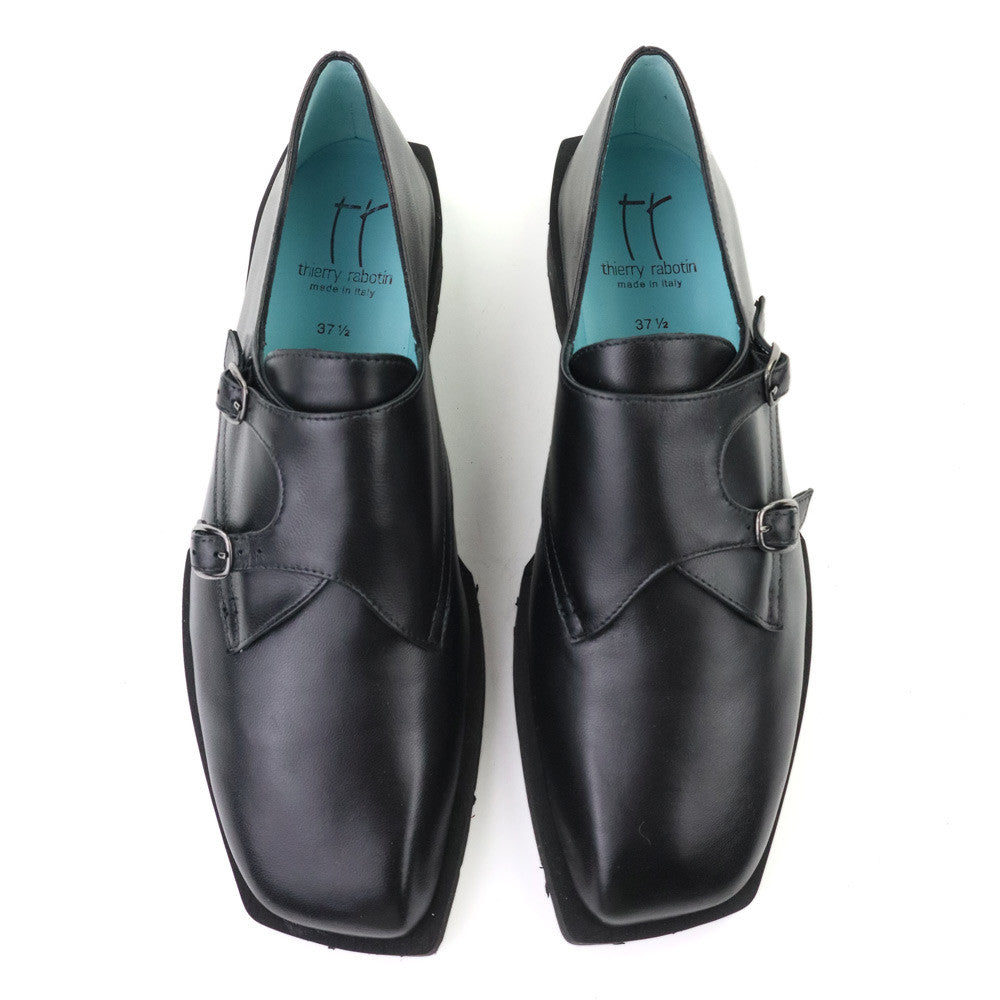 Thierry Rabotin Otis 5521 Black Nappa top view - Hanig's Footwear