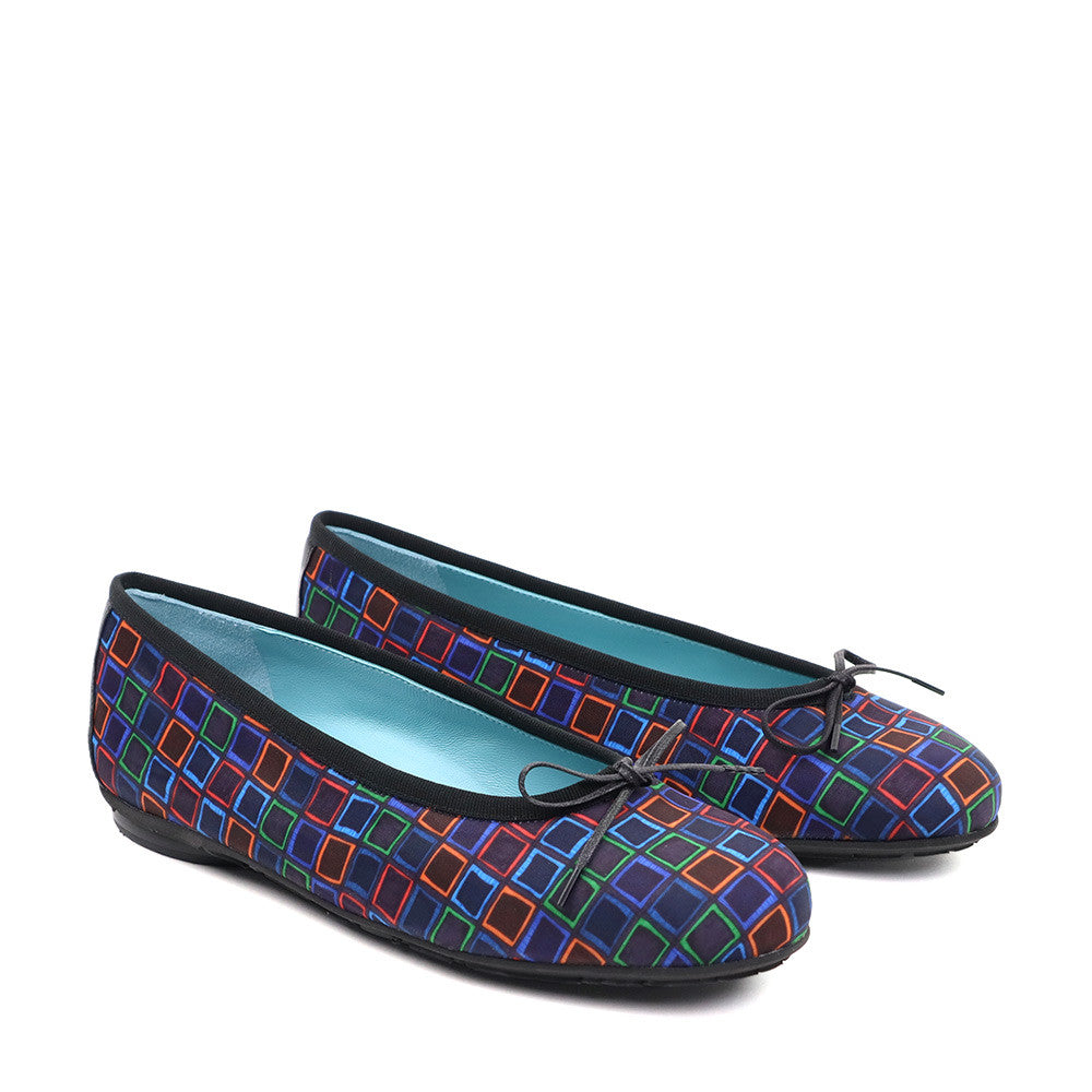 Thierry Rabotin Glenda 7453 Black Squares angle view - Hanig's Footwear