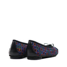 Thierry Rabotin Glenda 7453 Black Squares heel view - Hanig's Footwear