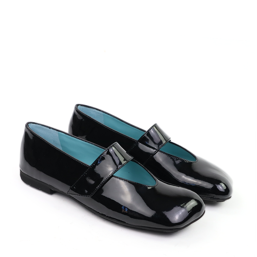 Thierry Rabotin 921M Black Shine angle view - Hanig's Footwear