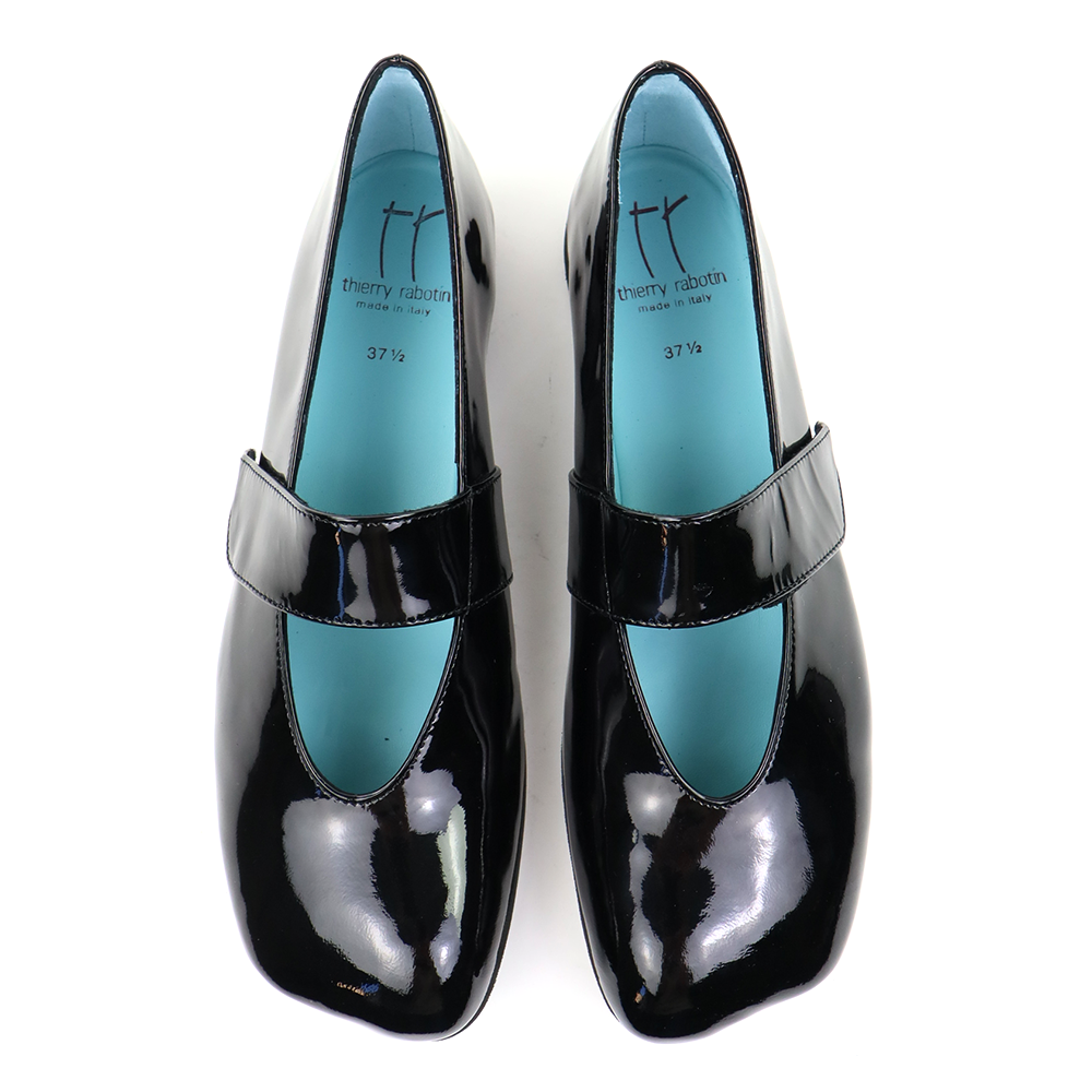 Thierry Rabotin 921M Black Shine top view - Hanig's Footwear