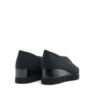 Thierry Rabotin Damin 3523DR Black Peach heel view - Hanig's Footwear