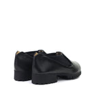 Thierry Rabotin Ofelia 6560T Black Nappa heel view - Hanig's Footwear