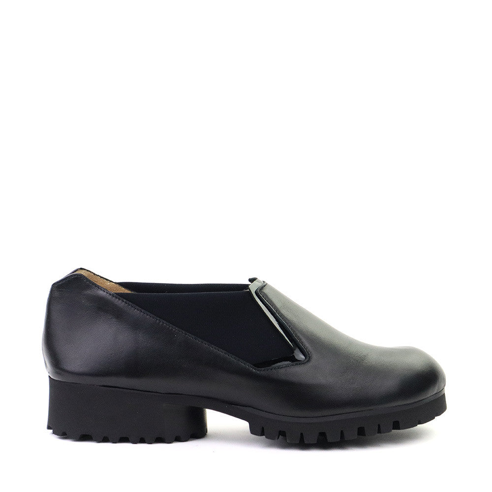 Thierry Rabotin Ofelia 6560T Black Nappa side view - Hanig's Footwear