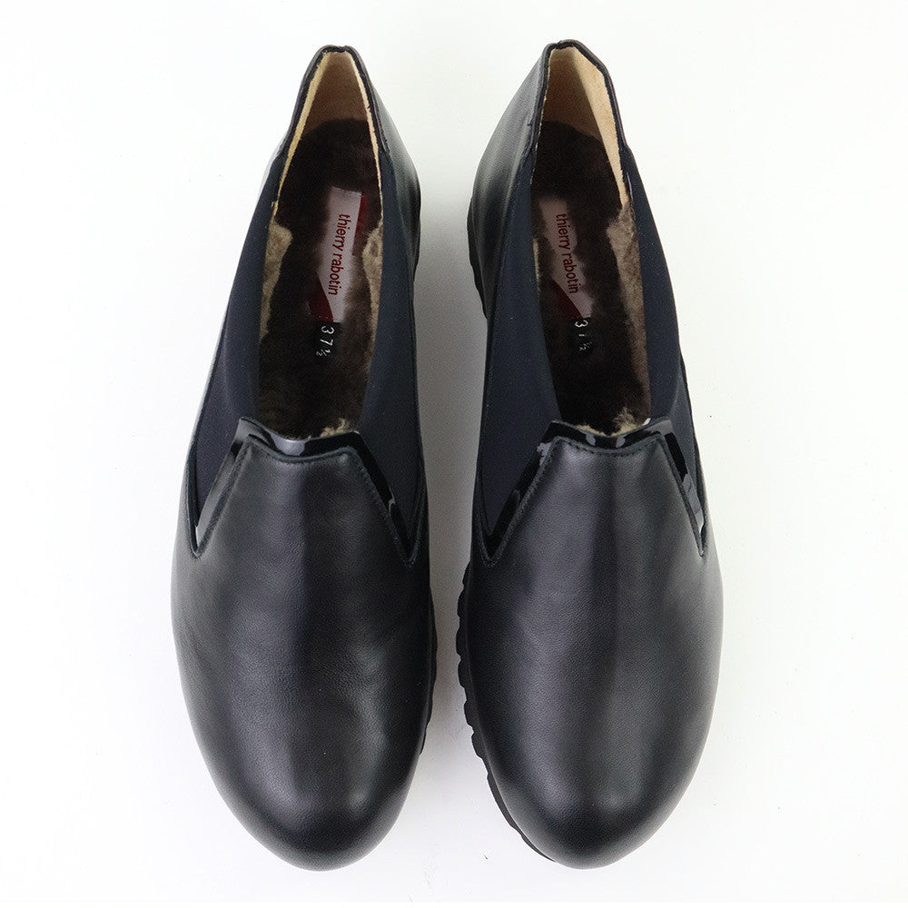 Thierry Rabotin Ofelia 6560T Black Nappa top view - Hanig's Footwear