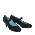 Thierry Rabotin Dexter S115 black suede angle view - Hanigs Footwear