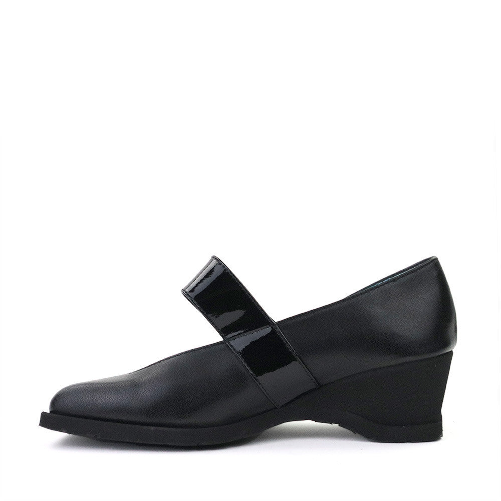 Thierry Rabotin Tarin 277 Black Nappa inside view - Hanig's Footwear