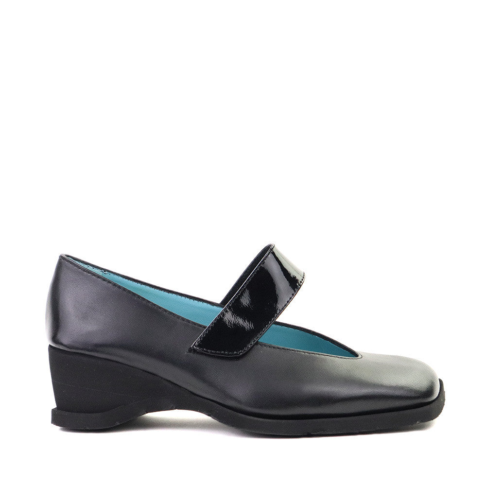 Thierry Rabotin Tarin 277 Black Nappa side view - Hanig's Footwear