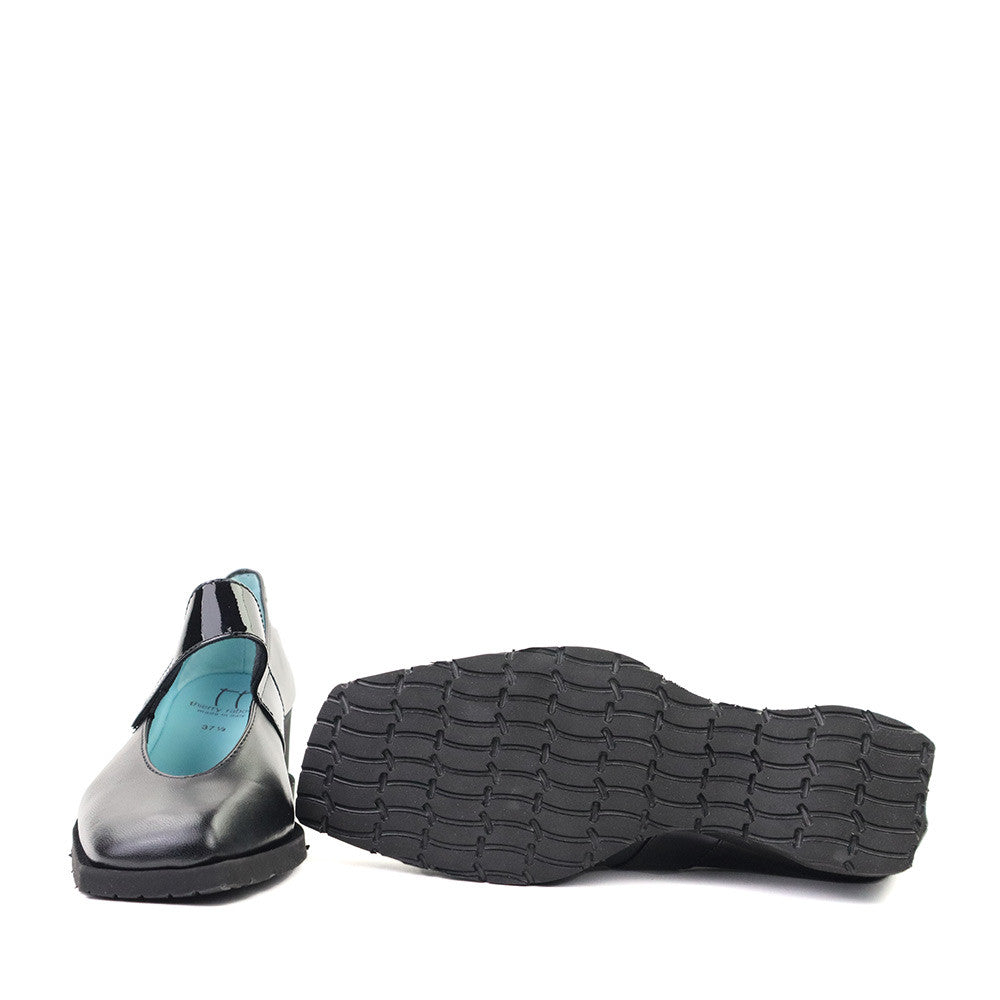 Thierry Rabotin Tarin 277 Black Nappa sole view - Hanig's Footwear