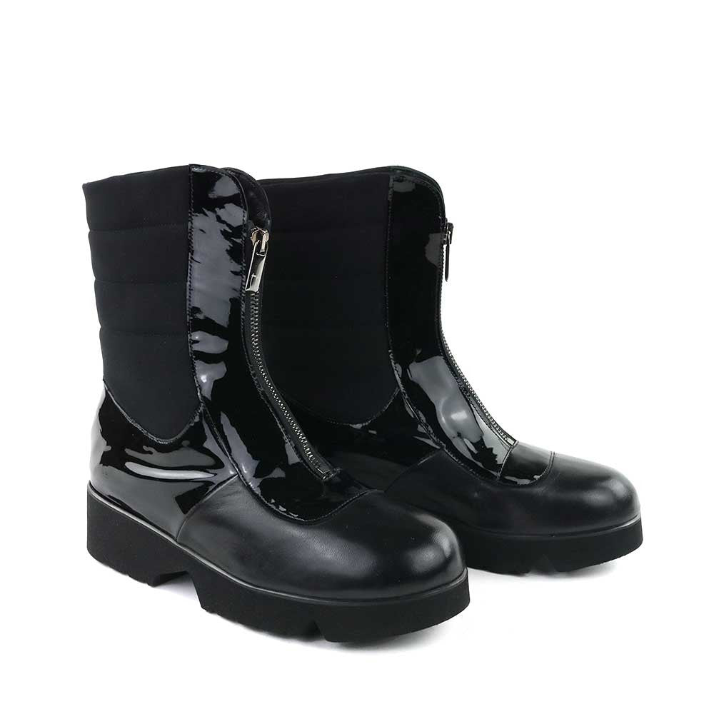 Thierry Rabotin Zibbius 7841 Black Nappa angle view - Hanig's Footwear