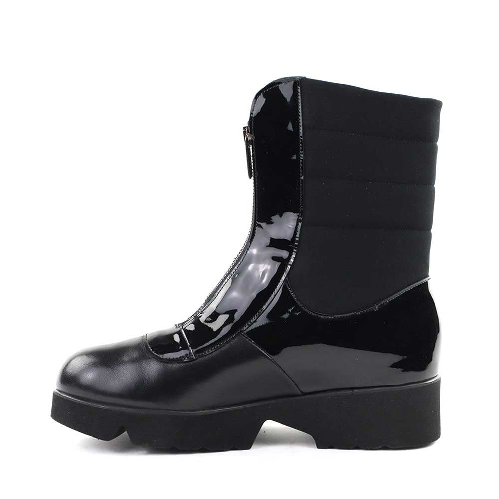 Thierry Rabotin Zibbius 7841 Black Nappa inside view - Hanig's Footwear
