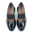 Wonders C-7310 Black top view - Hanig's Footwear