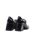 Wonders H-6210 Black heel view - Hanig's Footwear