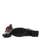 Wonders H-6210 Black sole view - Hanig's Footwear